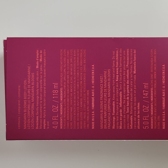 Mary Kay Mandarin Blooms Body Care Set and Body Wash - Picture 3 of 6